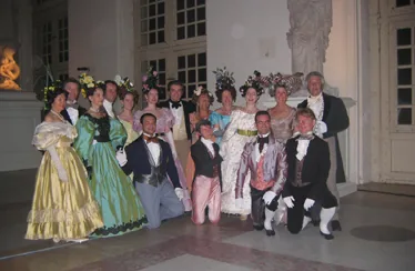 Mai 2007 : Animation "Marie-Caroline, duchesse de Berry - Entre Cour et Jardin" au château Sceaux (92)