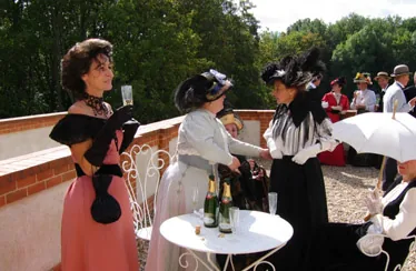 Septembre 2004 : Journée du Patrimoine au château de Breteuil Thème de l'Entente Cordiale Franco-Britannique